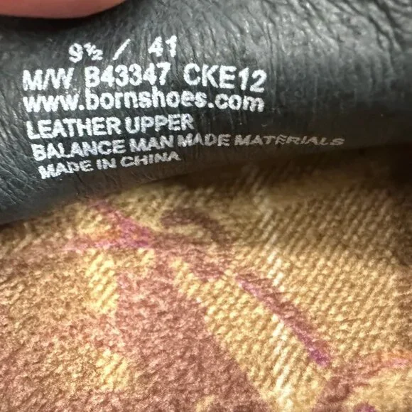 Born Women's brown maroon suede upper loafer, size 9.5/41 - Picture 4 of 8